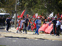 Olympic BBQ lighter with police entourage
